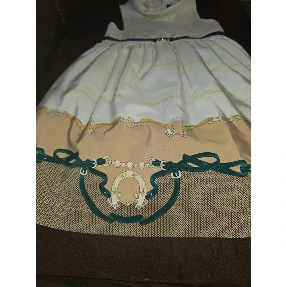 Janie and jack countryside ride equestrian dress horse shoe size 4